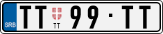 License plate of Serbia, Vanity Plates