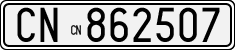 License plate of Italy, Cars (1927 year series)