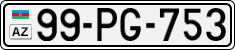 License plate of Azerbaijan, Cars