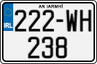 License plate of Ireland, Regular plates