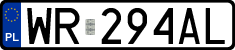 License plates of Poland, Regular car plates