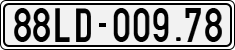 License plate of Vietnam, Specialty plates