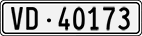 License plate of Switzerland, Cars