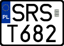 License plates of Poland, Regular car plates
