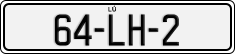 License plate of Ireland, Regular plates