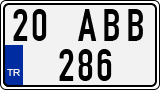 License plate of Turkey, Regular plates