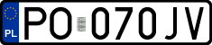 License plates of Poland, Regular car plates