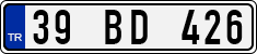 License plate of Turkey, Regular plates