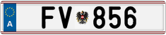 License plate of Austria, Official services and consulates