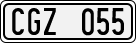 License plate of Sweden, Regular plates