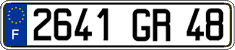 French license plate, FNI