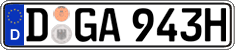 German license plate, Plates for oldtimers (type 