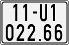 License plate of Vietnam, Motorcycles