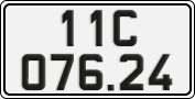 License plate of Vietnam, Cars