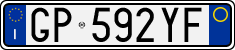 License plate of Italy, Cars (1994 year series)