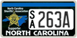 North Carolina, Specialty plates (A/B XXXX)