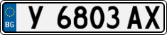 License plate of Bulgaria, Cars