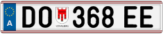 License plate of Austria, Regular plates