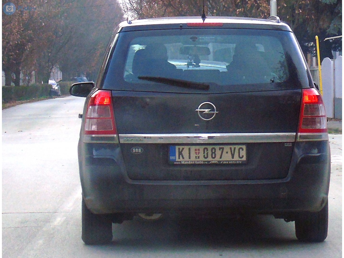 KI 087-VC, Opel Zafira 2nd gen (Family) (B; A05), 2005–2014