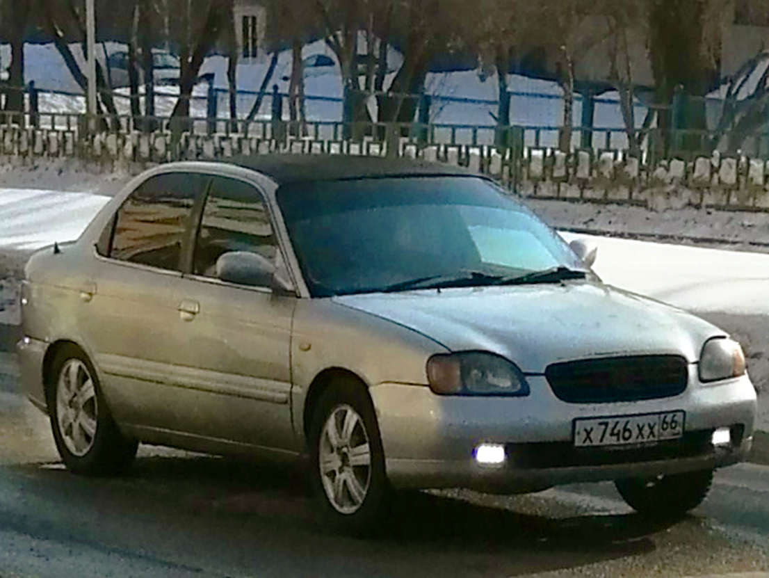 х 746 хх 66, Suzuki Cultus 3rd gen (Crescent) Sedan (GA/GB/GC/GD), 1995–2002