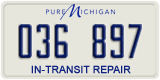 Michigan, IN-TRANSIT REPAIR (123g456)