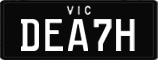 Victoria, Vanity Plates
