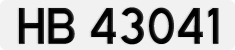 License plate of Norway, Cars