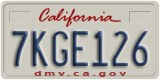 California, Passenger Car (1ABC234)