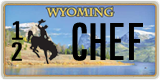 Wyoming, Vanity Plates (1(2) XXXXX)
