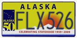 Alaska, Specialty plates (ABC123)