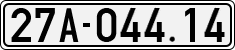 License plate of Vietnam, Cars
