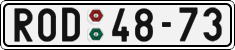 License plate of the Czech Republic, Cars (1960)
