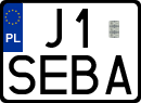 License plates of Poland, Vanity Plates