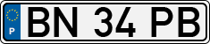 License plate of Portugal, Regular plates
