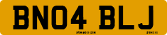 License plate of the United Kingdom, 2001 year system