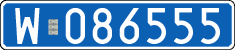 License plates of Poland, Diplomatic