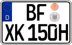 German license plate, Plates for oldtimers (type 