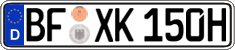 German license plate, Plates for oldtimers (type 
