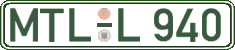 German license plate, Regular plates