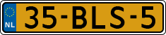 License plate of the Netherlands, Heavy Commercial Vehicles (1994 system)