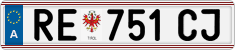 License plate of Austria, Regular plates