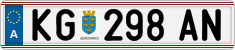 License plate of Austria, Regular plates