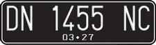 License plate of Indonesia, Regular plates