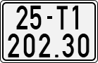 License plate of Vietnam, Motorcycles