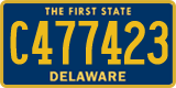 Delaware, Commercial vehicles (C12345)