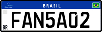 License plate of Brazil, Private owners (Mercosul)