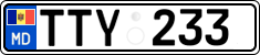 License plate of Moldova, Cars (2015)