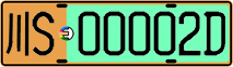 License plate of China, Electric vehicles