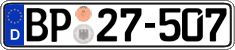 German license plate, Authorities and federal agencies