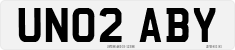 License plate of the United Kingdom, 2001 year system